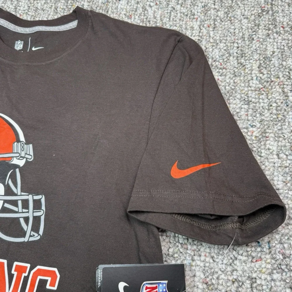 Nike Shirt Mens Medium Cleveland Browns NFL Team Apparel Football NWT